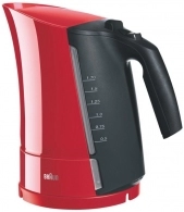 Чайник электрический Braun WK300Red, 1.7 л, 2200 Вт, Другие цвета